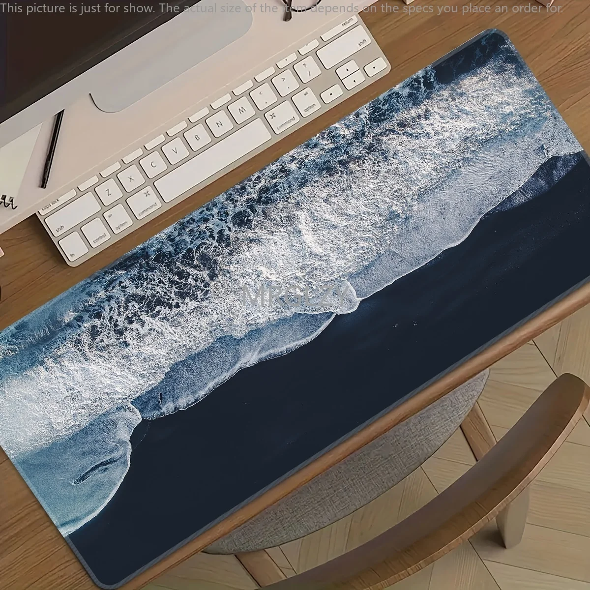 

Ocean Wave Mouse Pad Large Size Rubber Base Anti-slip PC Desk Accessories Mousepad for Offices and Gamer Keyboard Mats Decor Mat