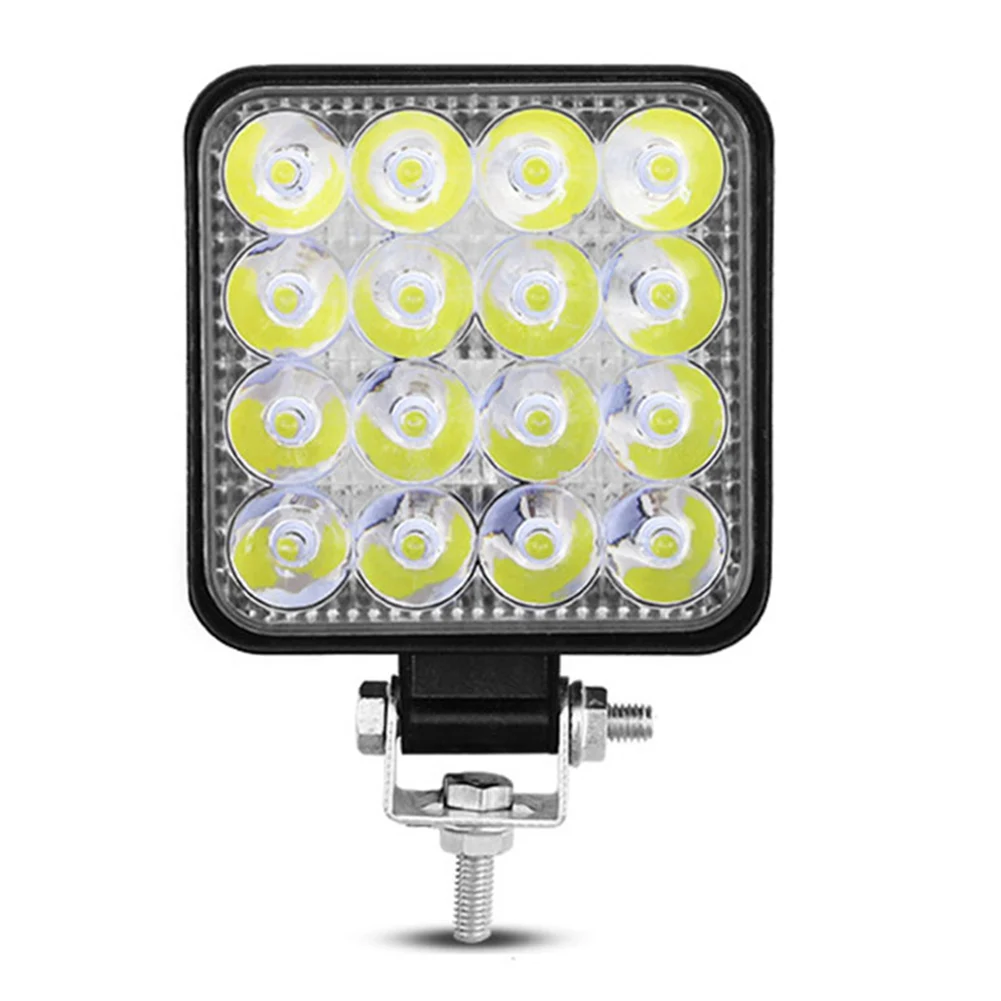 

48w 16LED Work Light Pod Lighting Truck Off Road Tractor 24v Waterproof, Dust Proof, Shockproof Reversing Lights Car Accessories