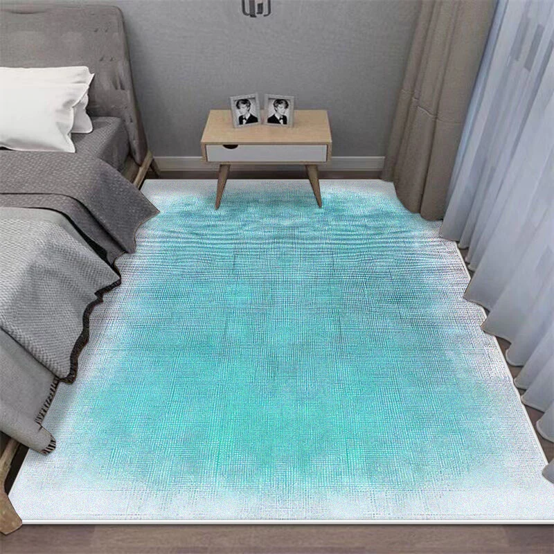النمط الحديث بلون غرفة المعيشة المنزل البساط التدرج عدم الانزلاق لطيف فتاة غرفة ديكور Bedend السجاد سهلة التنظيف ممسحة باب المدخل #2
