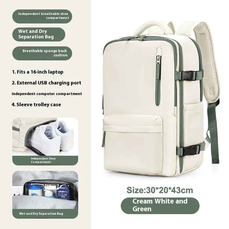 mochilas Travel Backpack 45x30x4 Cabin Bag Laptop Backpack Carry On Luggage Airplane Backpack Waterproof Schoolbag