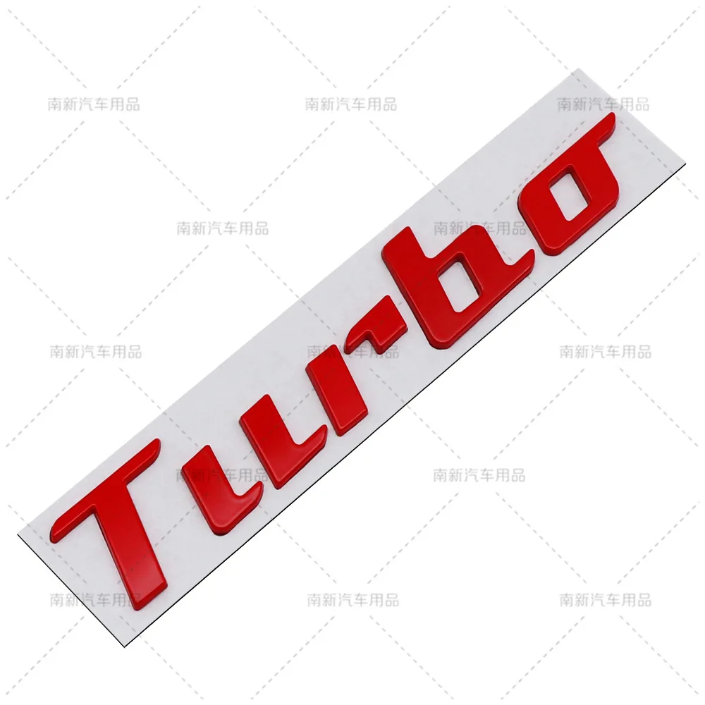 Cross border hot selling new TURBO car logo split TURBO labeling car sticker emblem