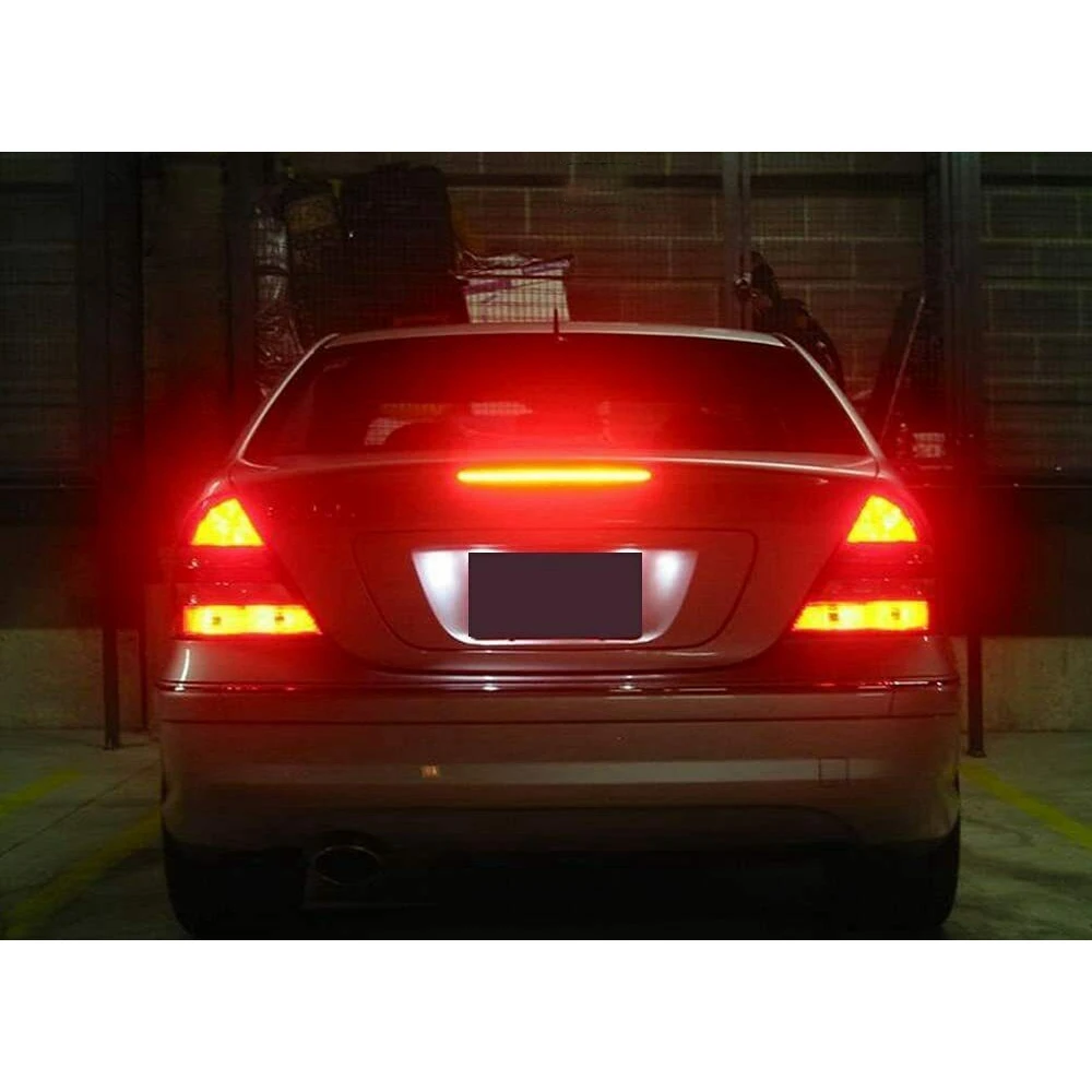 ABHX-Car 3RD Rear Third Brake Stop Light Lamp Tail Light For Mercedes Benz C-Class W203 Sedan & AMG 2001-2007 A2038201456