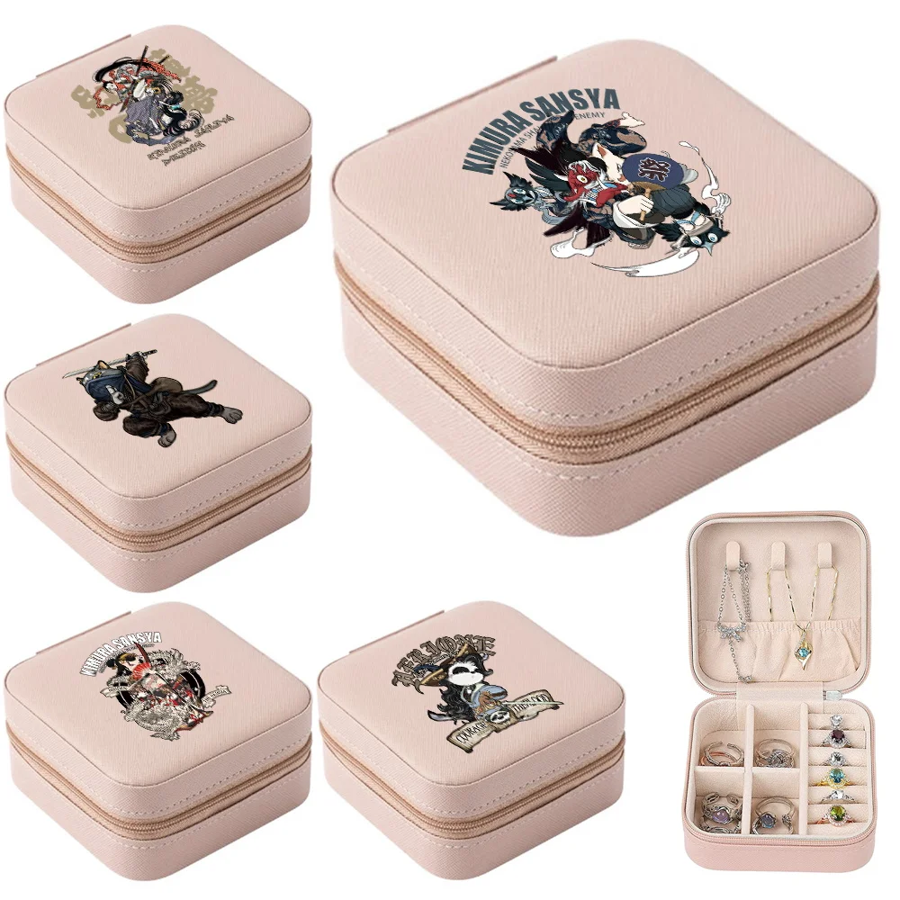 Jewelry Organizer Display Storage Box Samurai Travel Earrings Necklace Ring Holder Jewelry Case Boxes Шкатулка Для Украшений