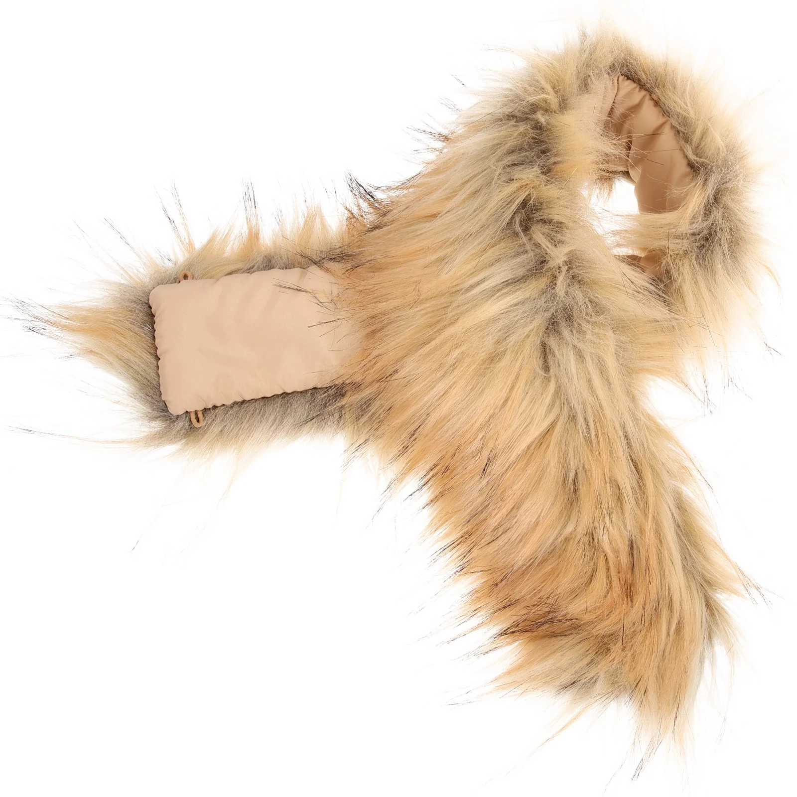 Faux Hood Trim For Women Winter Shawl Collar Replacement Warm Thickened Neck Accessory For Coat Down Jacket Ear Muff