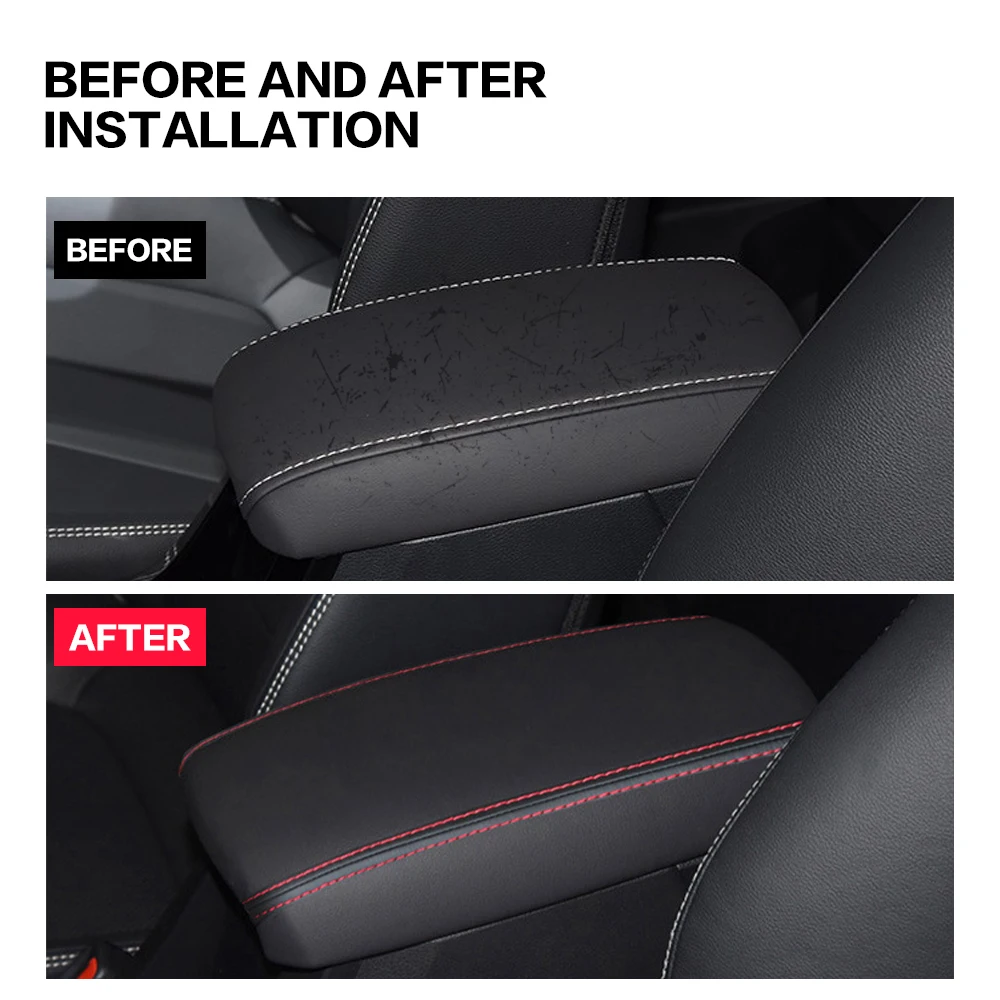 1X Car Armrests Box Cover Decorative Interior Accessories For Toyota Corolla E140 E150 E170 E210 2007 2008 2009 2010 2011-2023