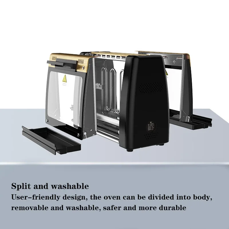 家庭用無煙電気串グリル,自動回転ケバブオーブン,220v