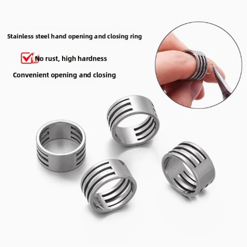 

1PCS 20MM Stainless Steel Jump Ring Opener Round Circle Bead Plier Ring Pliers Closing Finger Rings Making Tool