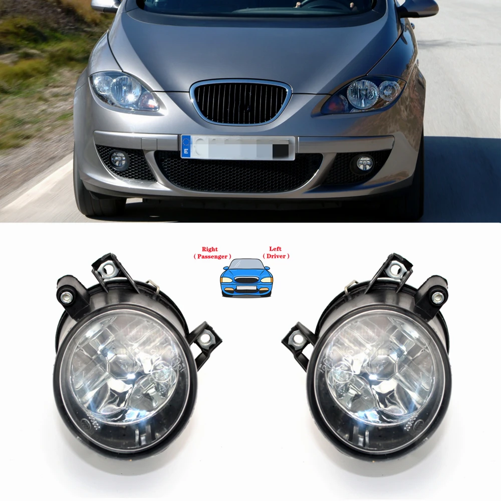 Front Bumper Driving Fog Lamp Light Without Bulbs For Seat Altea 2004 2005 2006 2007 2008 2009