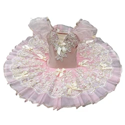 Classic Professional Ballet Tutu Girls Women Platter Pancake Tutu Ballerina Party Dress Adult Child Kids Ballet Dance Costume