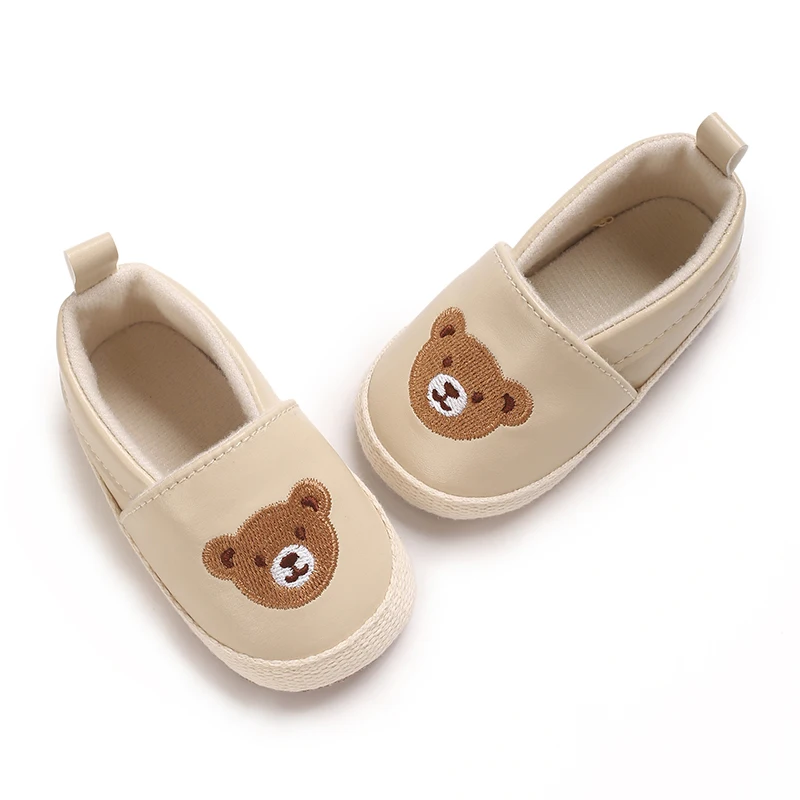 Frühling und Herbst Niedliche Bärenmuster Sportschuhe 0-12 Monate Baby Weiche Sohle Rutschfeste Sneaker – Detail 34