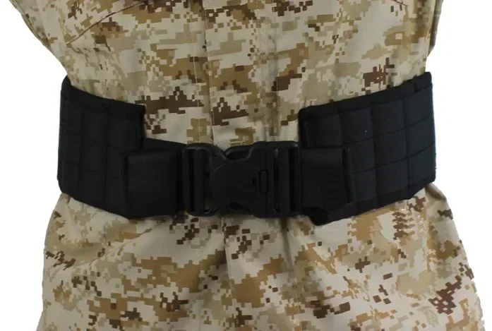 

Hunting Style Universal Free Military Durable Nylon Tactical Belt Trouser Strap Girdle Molle with Buckle Sand Waist Support Army