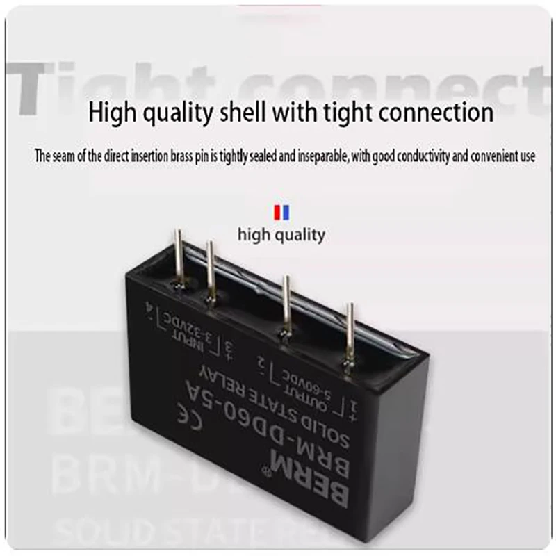 SSR solid-state relay DC-DC small pin PCB circuit board 5A DC control DC