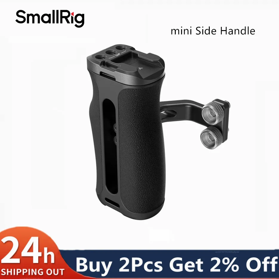 smallrigミニサイドハンドルキット、1-4-20ネジマウント、モニター、ledライト、マイク、ハンドルグリップ、4756