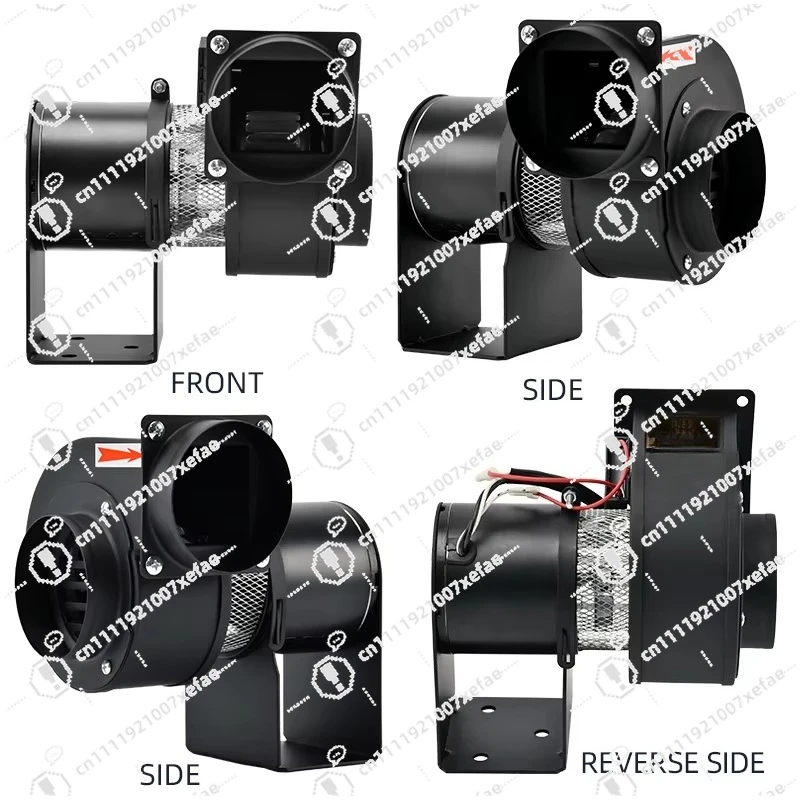 CY100 A/B Multi-Wing Centrifugal Fan 75mm 220V Thermal Insulation Industrial Exhaust Blower Powerful Exhaustion for HVAC Systems