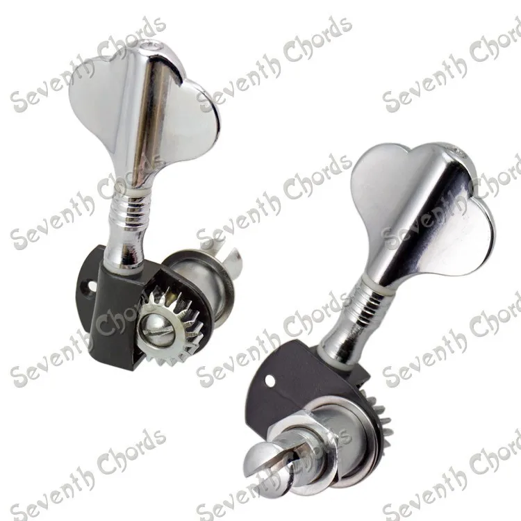 

5 Pcs of A Set Chrome Electric Bass Guitar Tuning Pegs Machine Heads Tuners