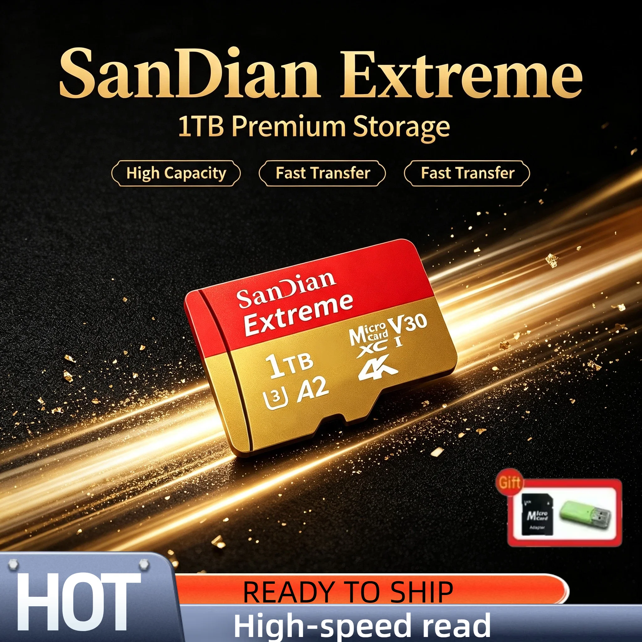 256GB Micro TF SD Card High Speed Memory Card For PC Smartphone UHS 1 Class 10 Flash Storage Titan Pro Max Plus Core