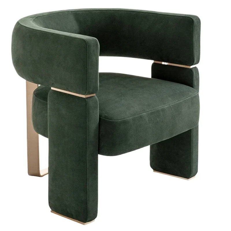 Light luxury dining chair Luxury restaurant Hotel chair Commercial reception negotiation chair