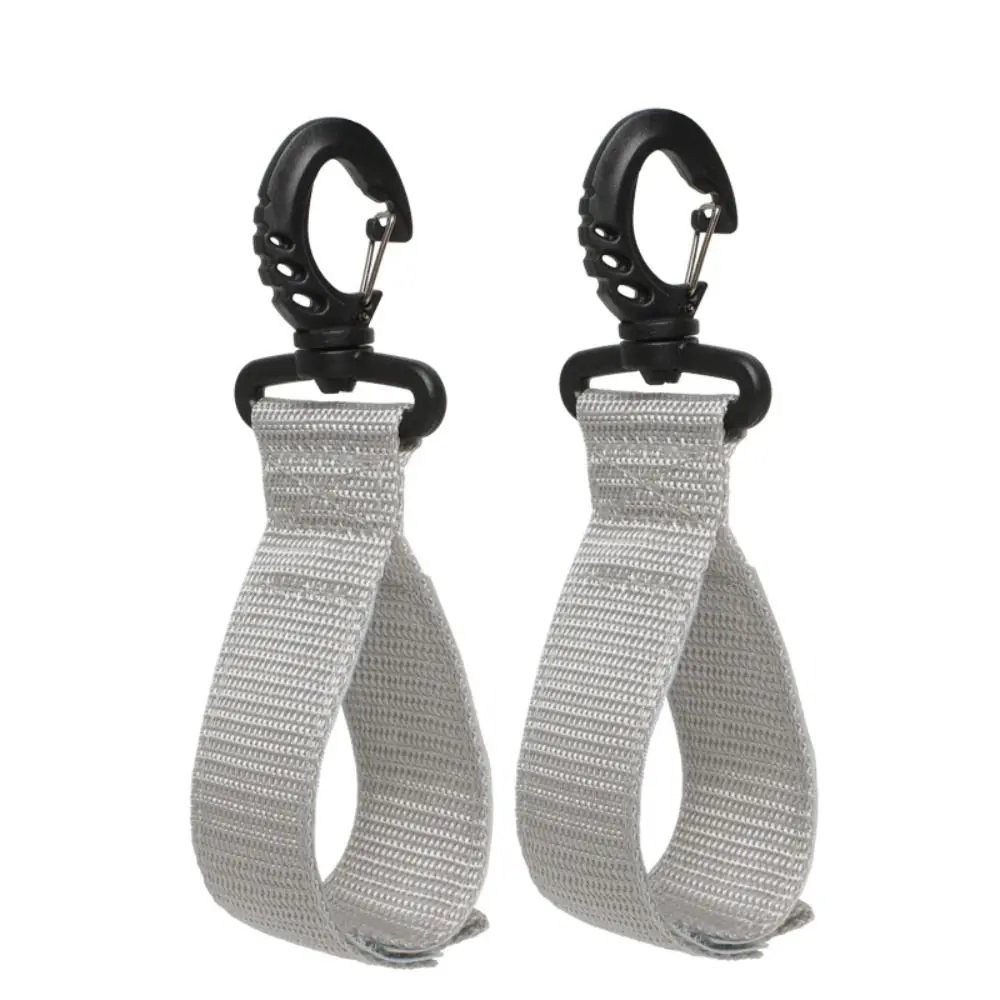 1 Pair Adjustable Strap Paddleboard Paddle Holder Strap Hook and Loop Rotatable Hook Kayak Paddle Keeper Durable