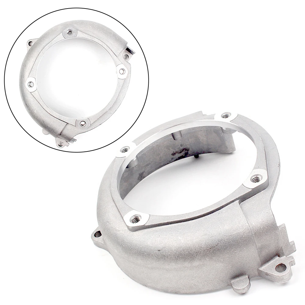 Metal Flywheel Side Cover For GX35 Four Brush Cutter 140 19611 Z0Z 000 Engine Guard Lawn Mower Replacement Part Silver