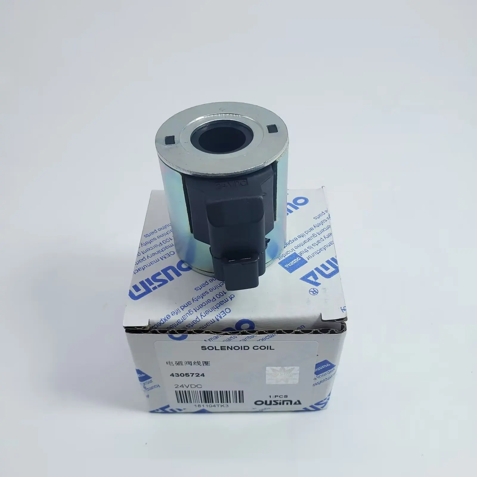 

Construction Machinery Parts 4305724 Solenoid Valve Coil 24VDC For Other