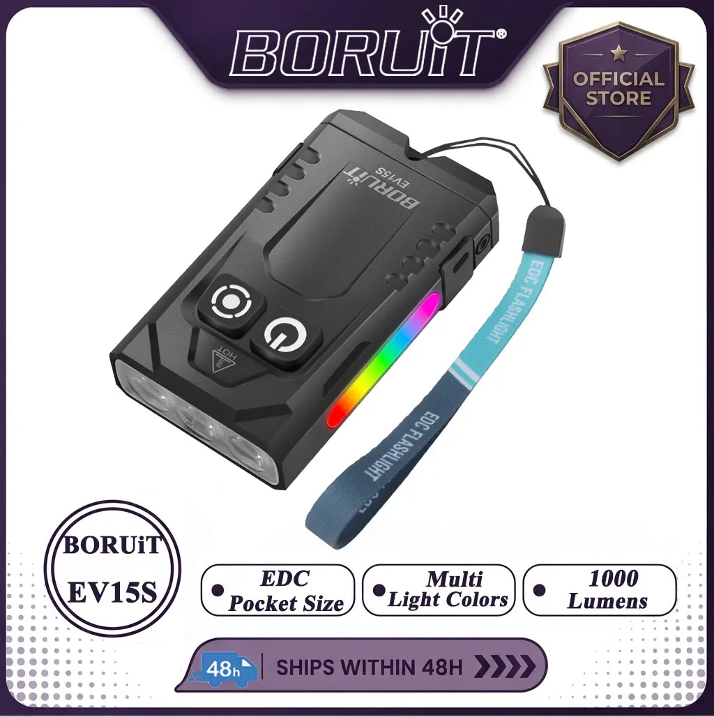 Outdoor Hunting Bike - BORUiT EV15S Mini EDC UV Keychain