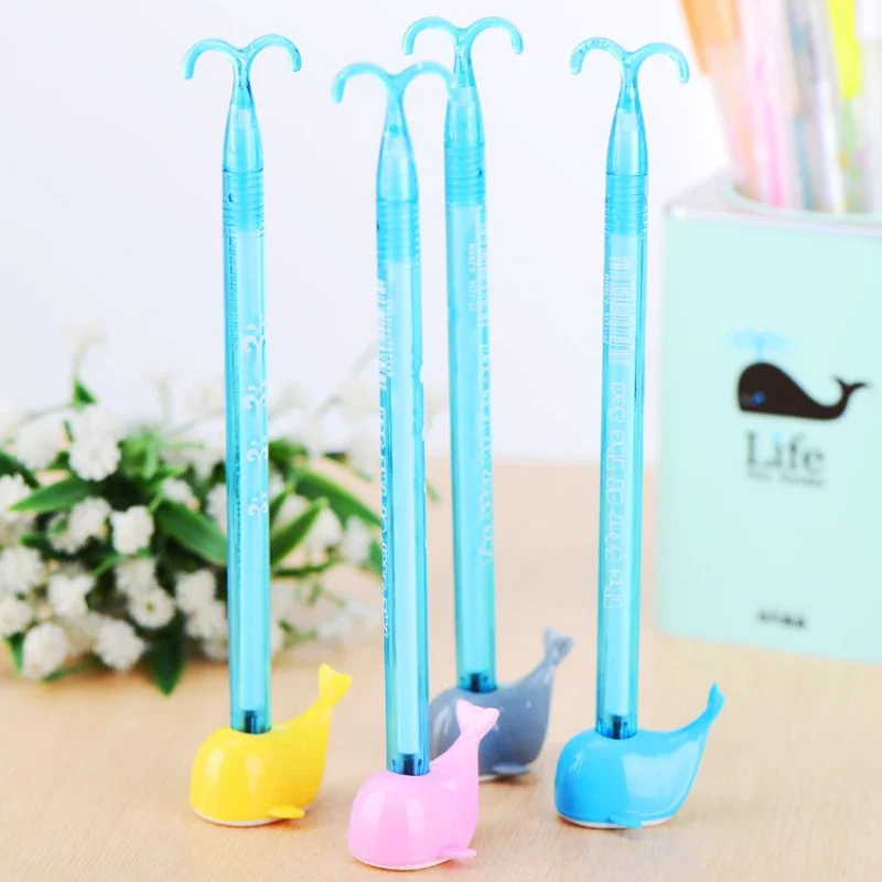 

24 шт. новая корейская версия популярных креативных канцелярских товаров, распыление воды, большой кит, настольная ручка, нейтральный производитель ручек, прямой