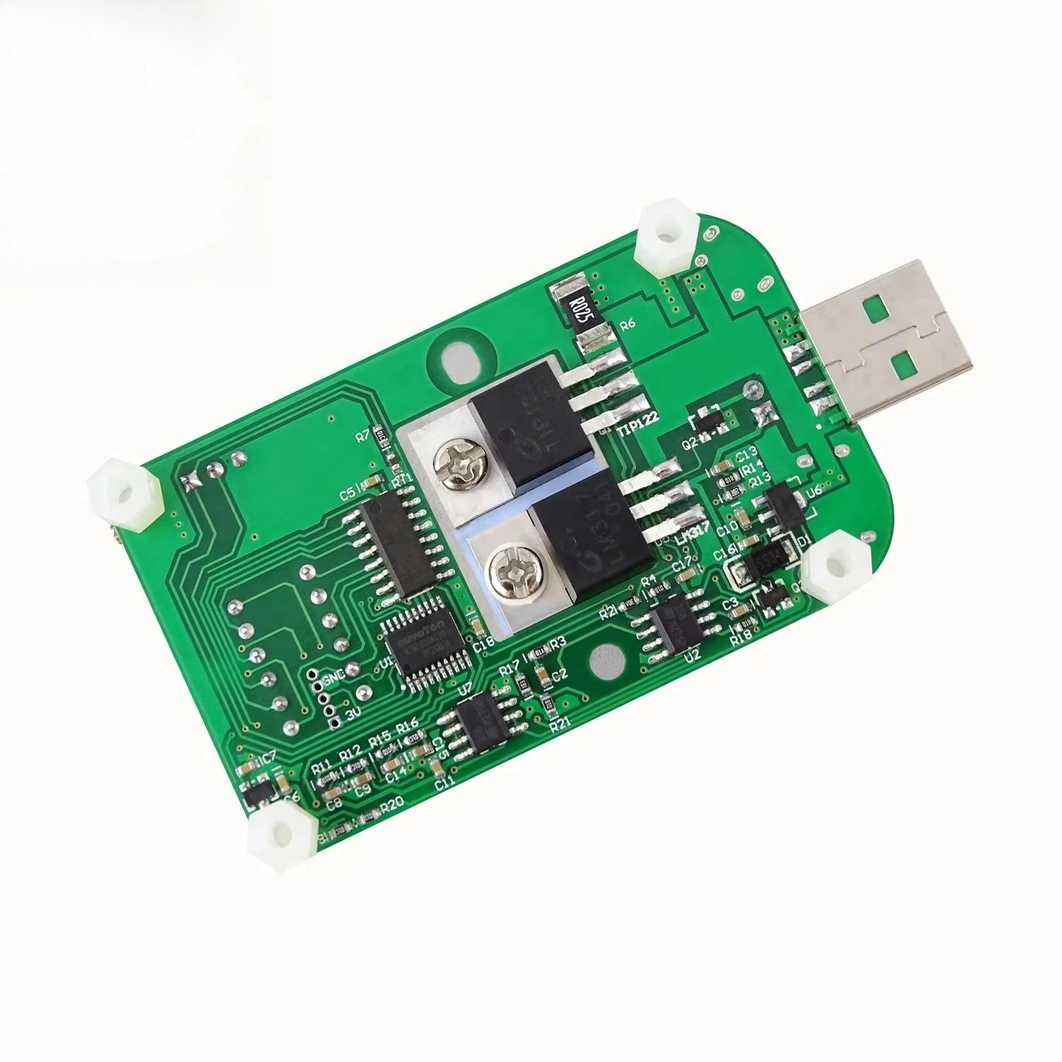 LD25 Resistore di carico corrente Constnt Interfaccia USB Tester di scarica della batteria Corrente regolabile Carico elettronico intelligente da 25 W