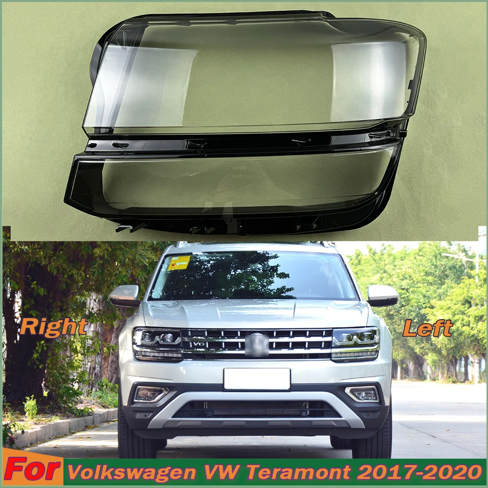 

For Volkswagen VW Teramont 2017 2018 2019 2020 Car Accessories Headlight Cover Shade Lampshade Lens Headlamp Shell Plexiglass