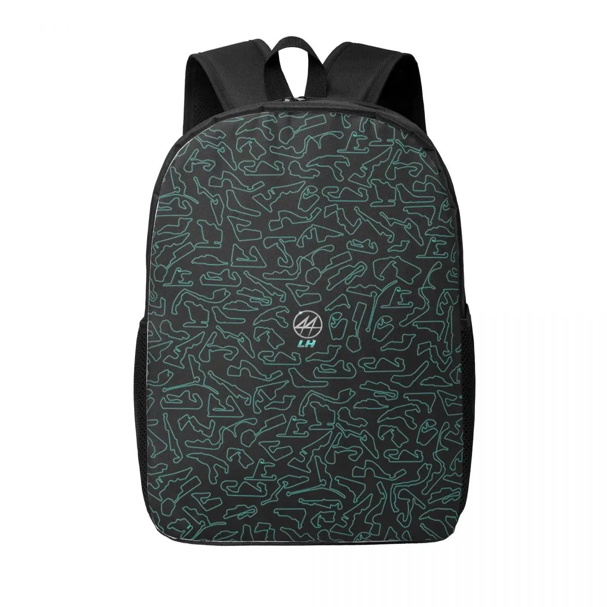 

LH 44 Chromed Circuits Pattern Woman Backpacks Boys Girls Bookbag Students School Bags Portability Laptop Rucksack Shoulder Bag