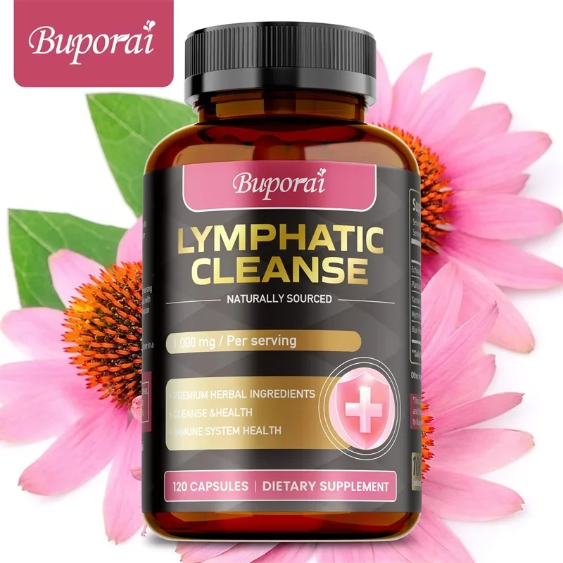 

Lymphatic Cleanse Supplement - Supports Lymph Node Health and Fluid Balance, Boosts Immunity, and Promotes Overall Well-being