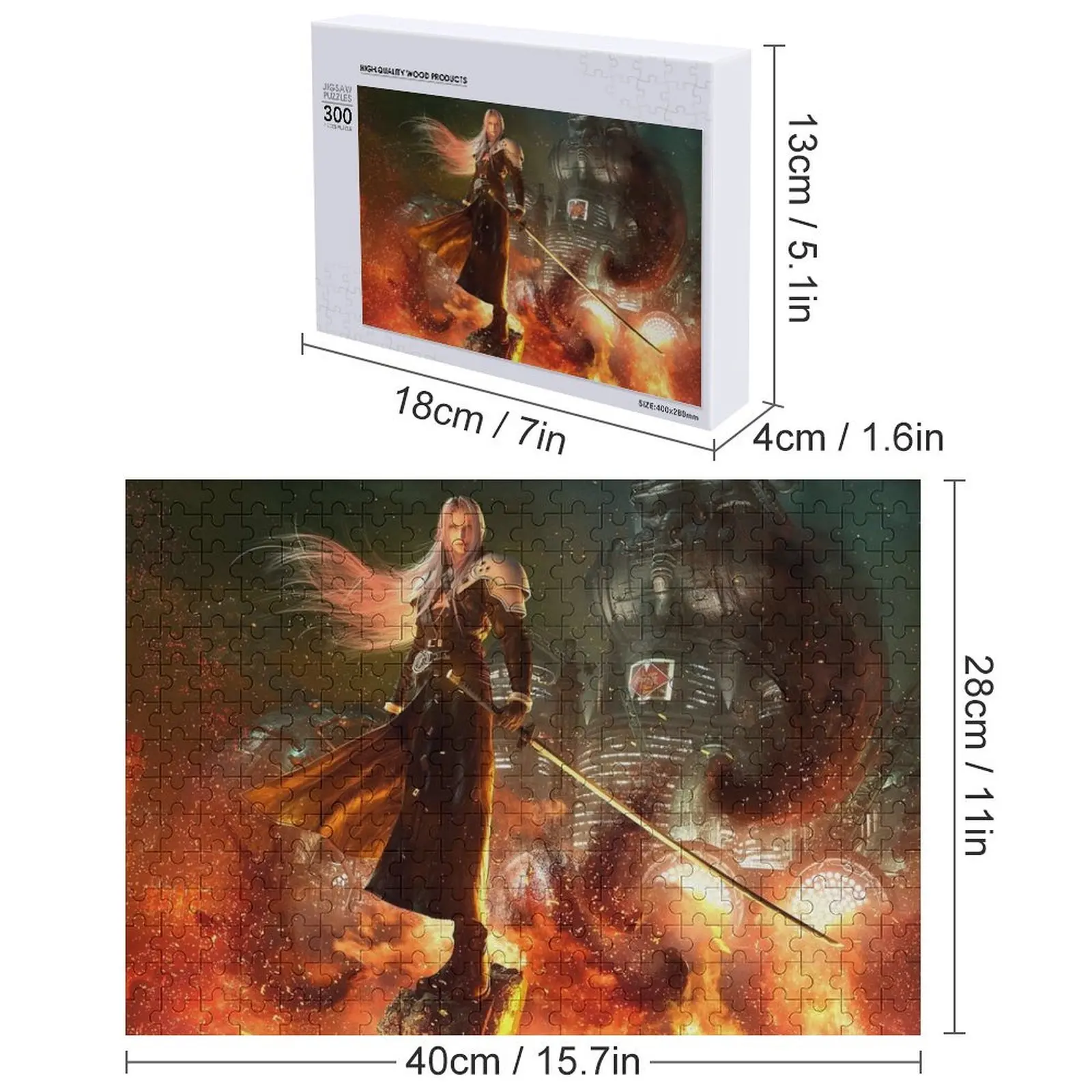 세피로스 니벨하임 본부 직소 퍼즐 맞춤형 나무 선물 게임 어린이 퍼즐