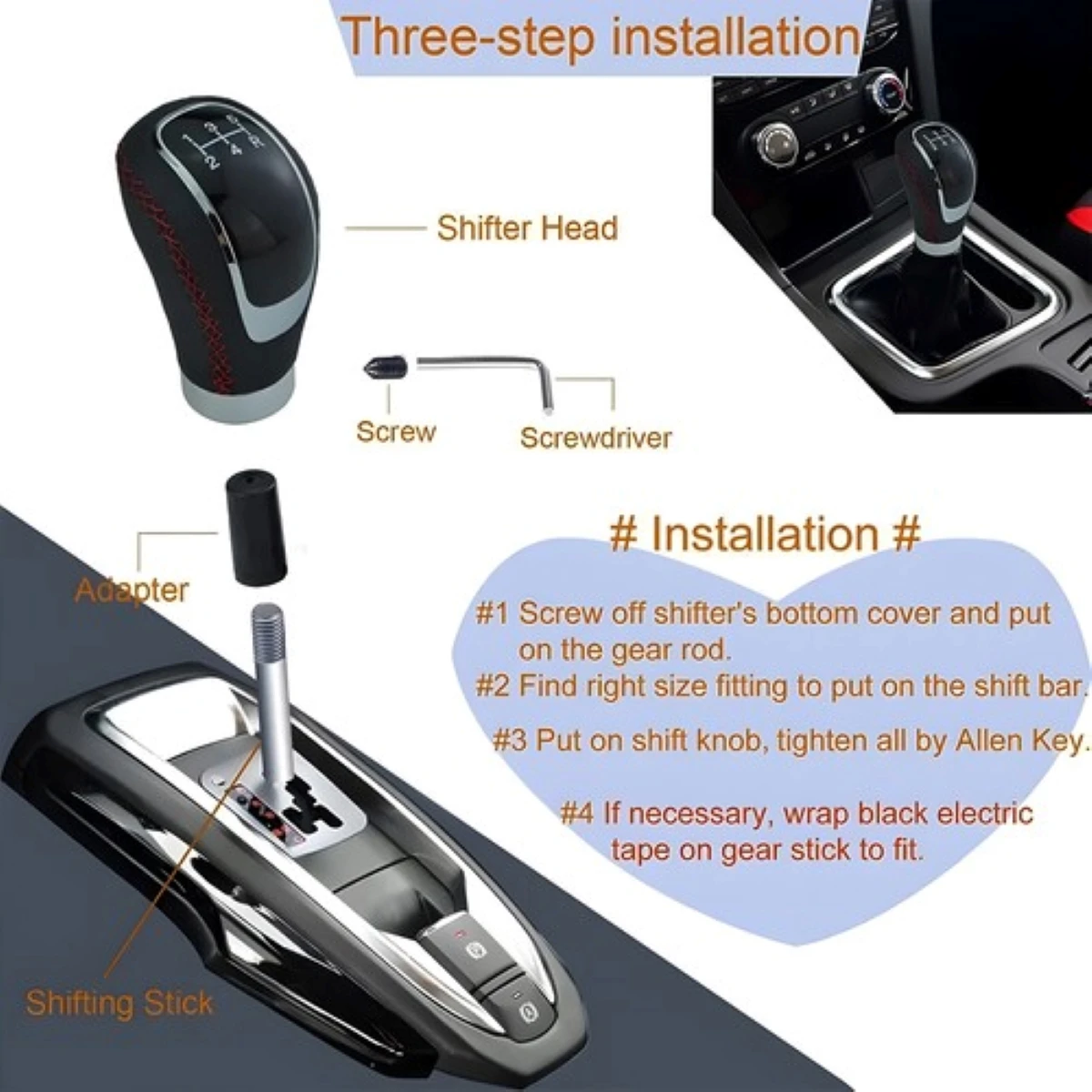 لشركة هيونداي إلنترا 5/6 سرعة دليل والعتاد عصا التحول المقبض رافعة رئيس شيفتر