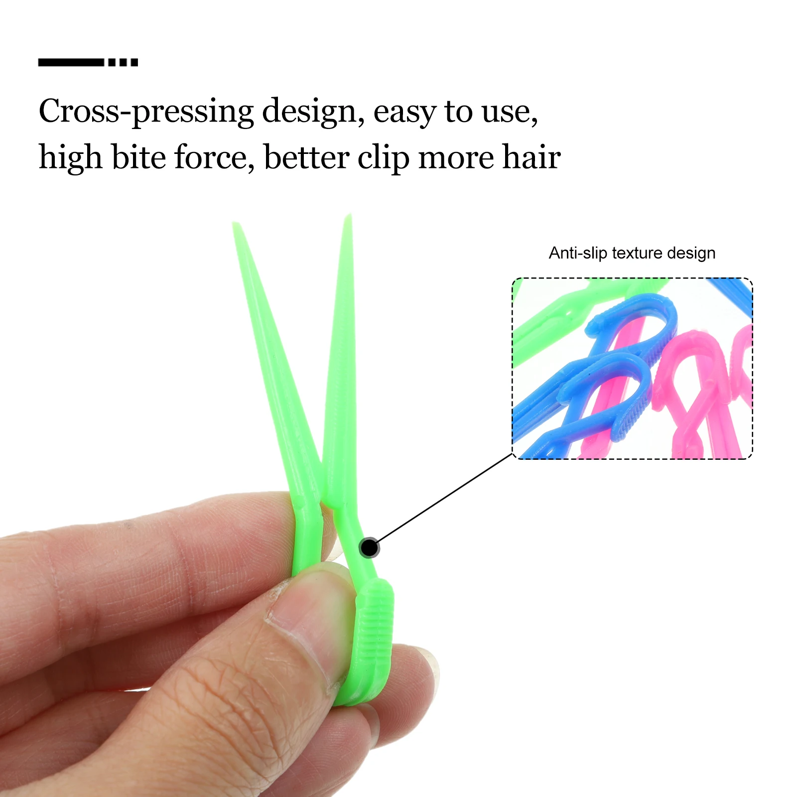 

70 Pcs Clip Hairdressing Tools Sectioning Clips Barrettes Colorful Hairdressing Location Hairpin Separating Plastic Styling