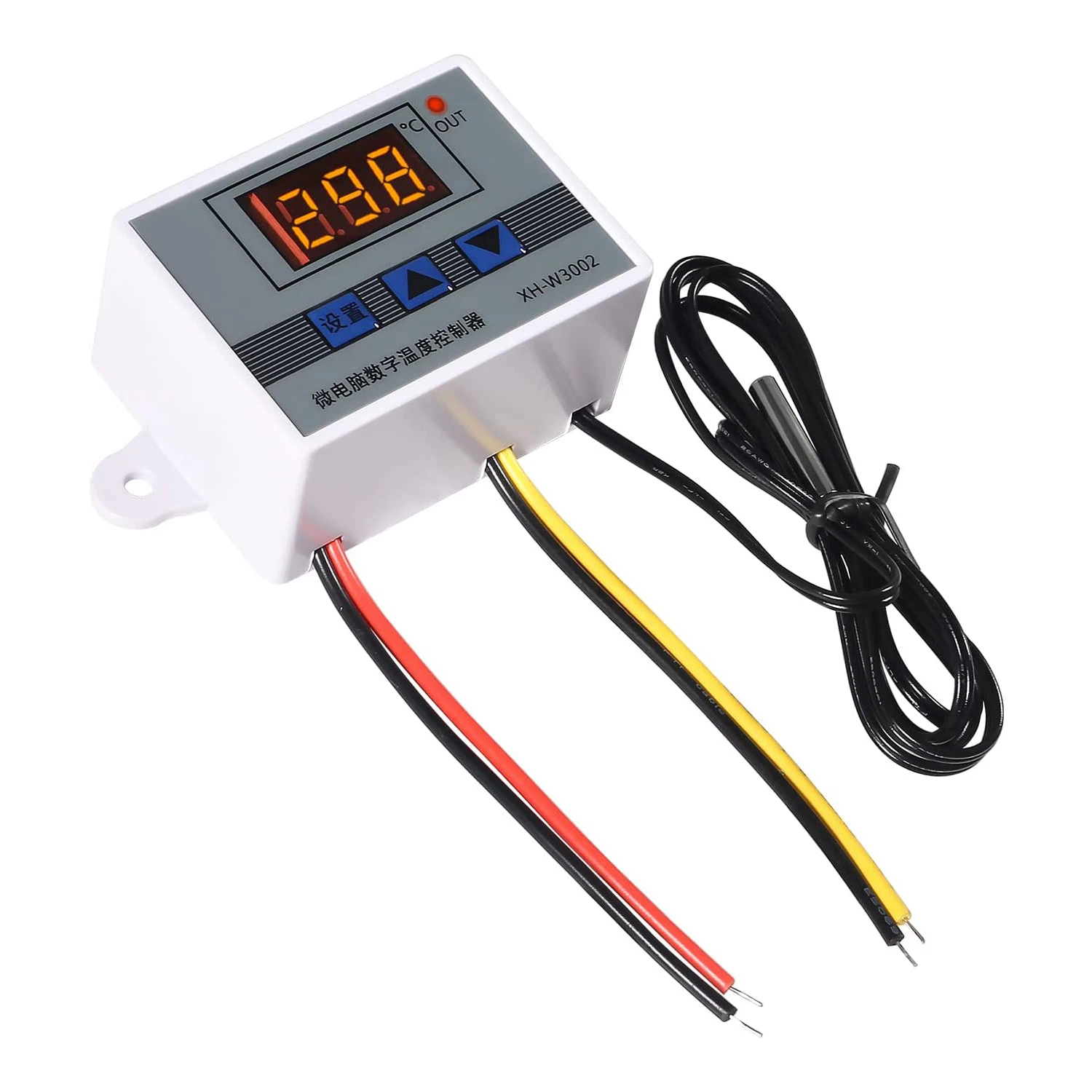 XH-W3002 Temperature Controller AC110V-220V DC12V/24V LED Digital Control Thermostat Microcomputer Switch Thermoregulator Sensor