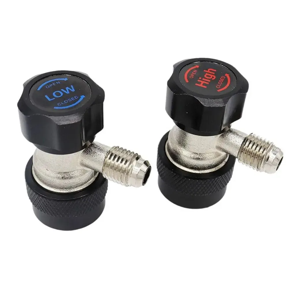 

Automotive AC Adjustable Connector AC System Maintenance Built-in O-rings Easy Valve Operation Premium Threading Durability