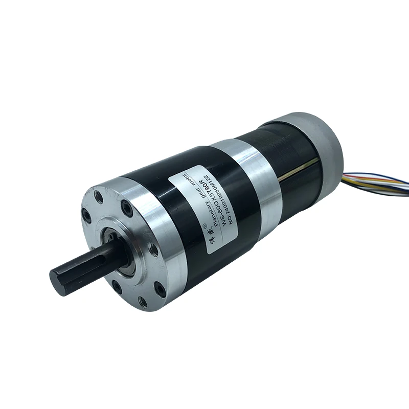 60GX5780R High Torque Brushless DC Motor 12V/24V 5-1400RPM 40-72W Adjustable Speed for Industrial/Robotic/Automation Equipment