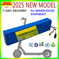2025 new model 36V 100000mAh Electric Scooter Battery Lithium Electric Scooter 500W Electric Scooter Battery 36v 10s2p Battery
