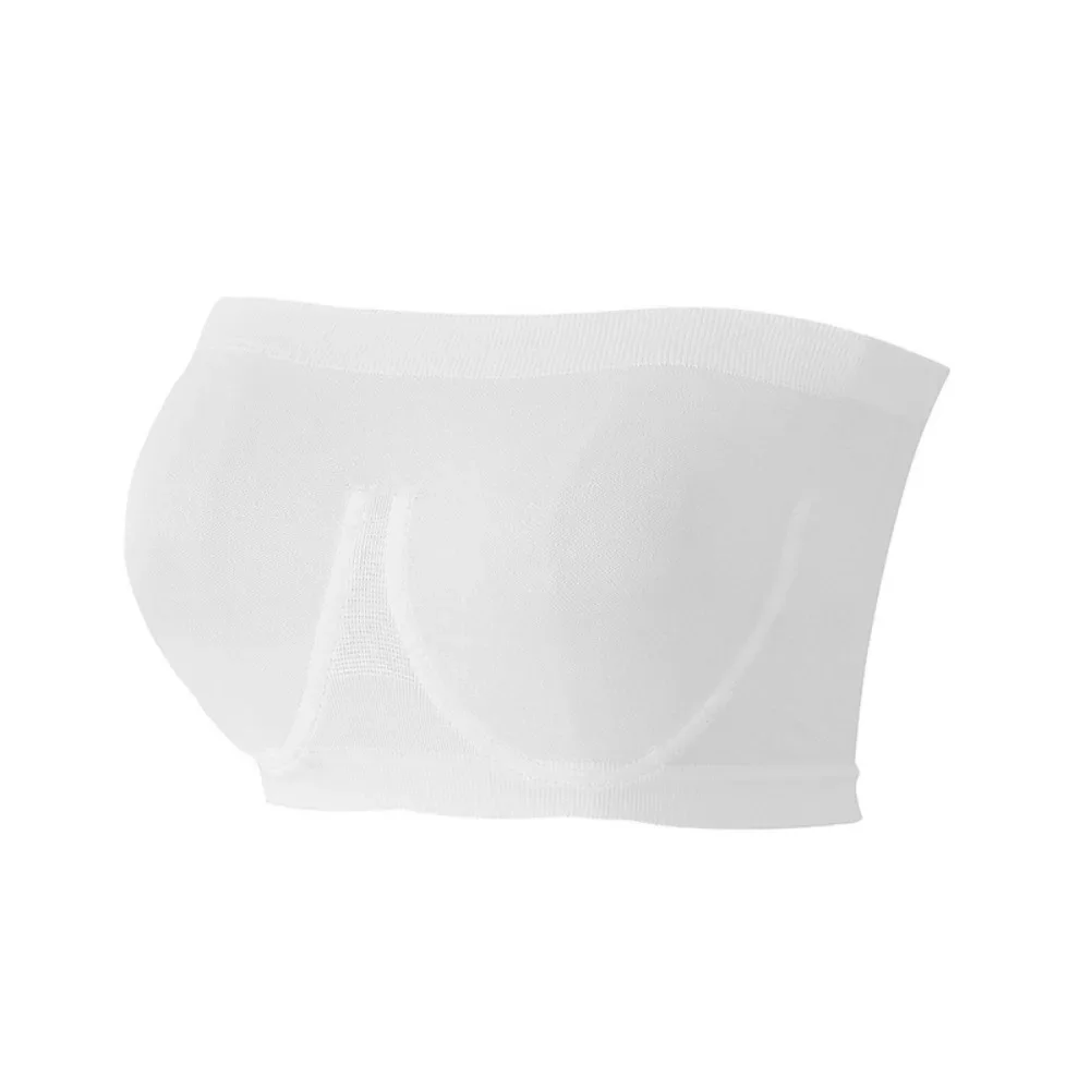 

Non Slip Strapless Invisible Bra Close-fitting Front Buckle Wireless Bralette Tube Top Underwear Brassiere for Women Party