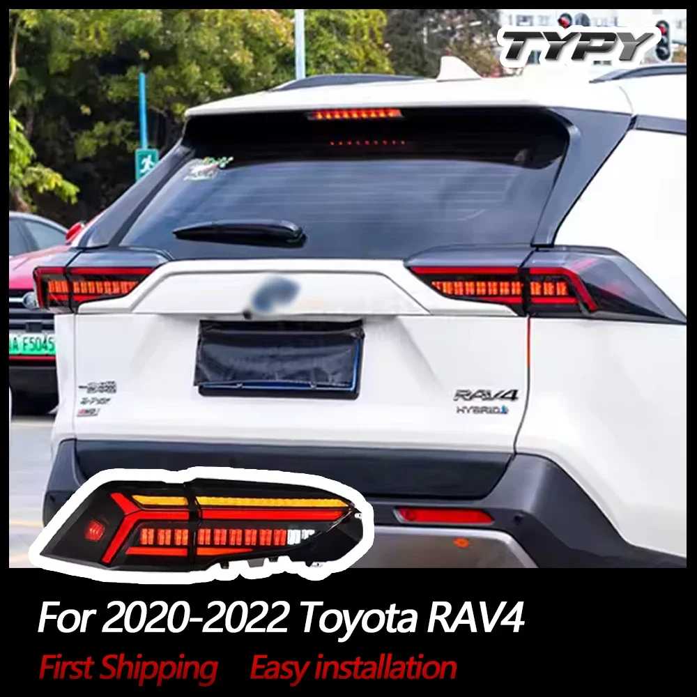 

Автомобильные фары для Toyota RAV4, задний фонарь 2020-2022, светодиодный проектор, задний фонарь, дневные ходовые огни, автомобильные аксессуары