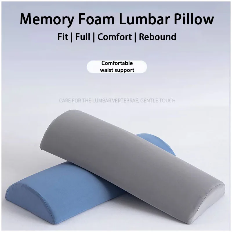Foam Filling for Legs Knees Lower Back Head Office Home Travel 1 PC Half Moon Bolster Pillow Ankle Knee Support Quality Memory