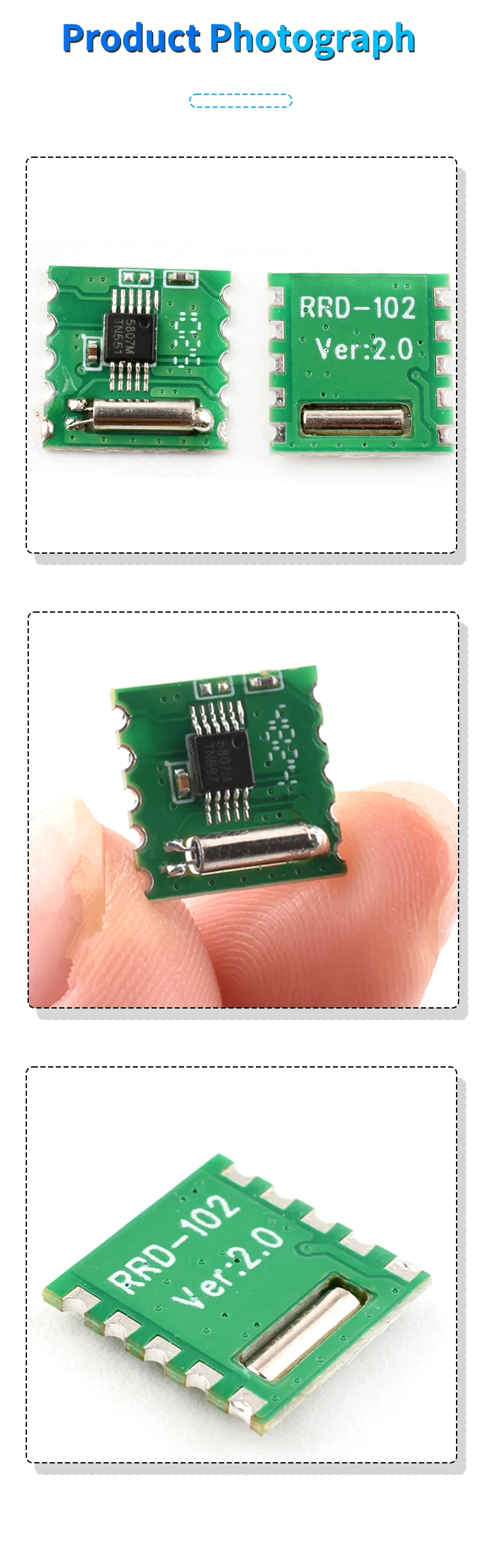 TEA5767 Funkmodul FM-Radiomodul DIY FM-Stereo Komplettset RDA5807M – Detail 5