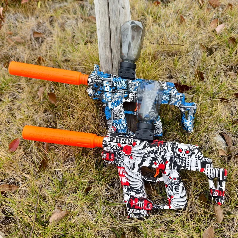 총 장난감 전기 볼 블래스터 권총 사격 스포츠 게임 야외 고속 충전식 인터랙티브 게임 소년 성인 선물용