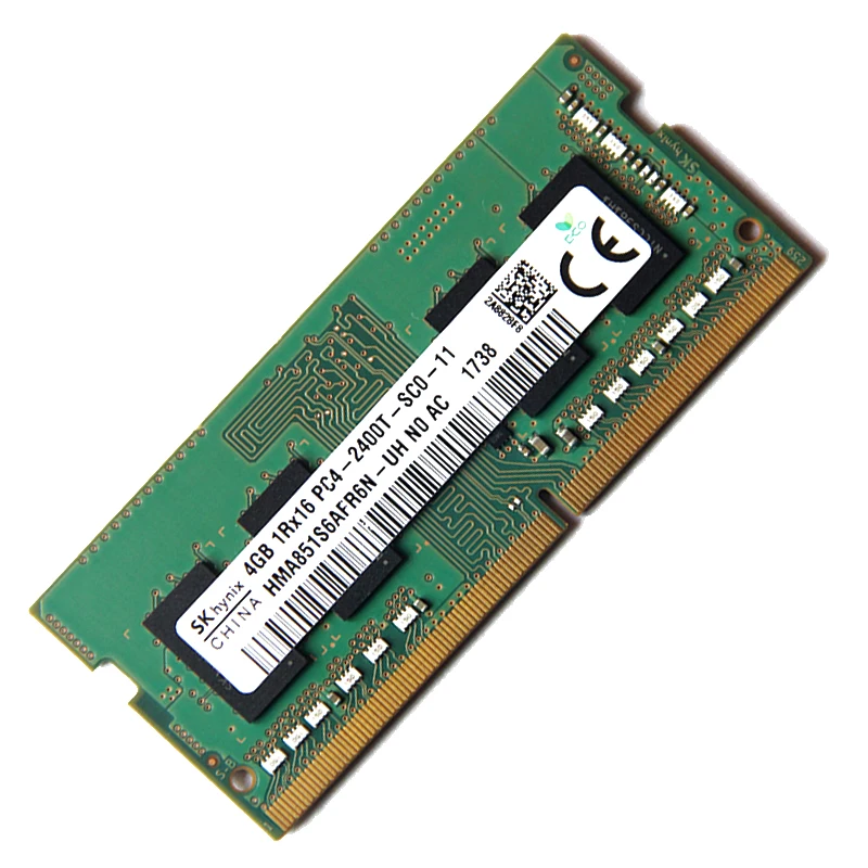 SK hynix DDR4 4GB 2400MHz RAM 1Rx16 PC4 - 2400T 1.2V Laptop memory SODIMM Mini host