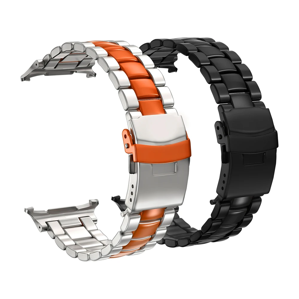 لساعة سامسونج جالاكسي ألترا 2025 حزام معدني من الفولاذ المقاوم للصدأ لساعة جالاكسي ألترا حزام الساعات سوار الأعمال