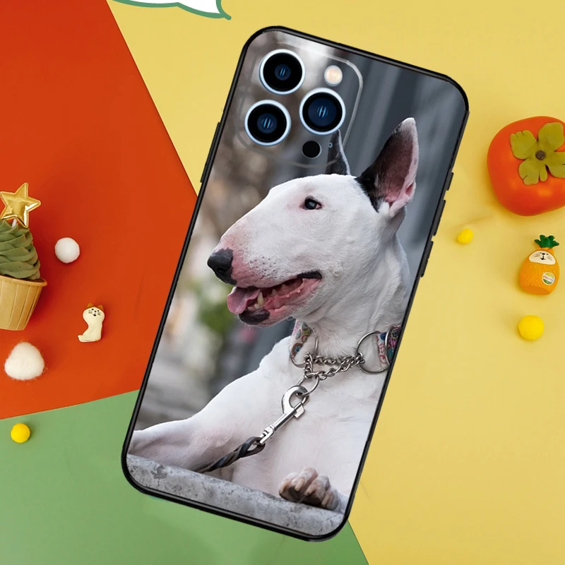 Bullterrier Bull Terrier Dog Soft Case For iPhone 15 16 14 13 12 11 Pro Max Plus Mini X XR XS Max 7 8 Phone Cover