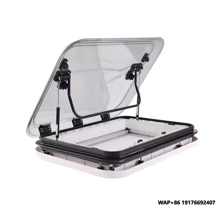 

Factory Direct 800*500mm ASA Acrylic RV Skylight Aluminum Alloy Car Window forCaravan & Trailer Camping CE Mark Certified
