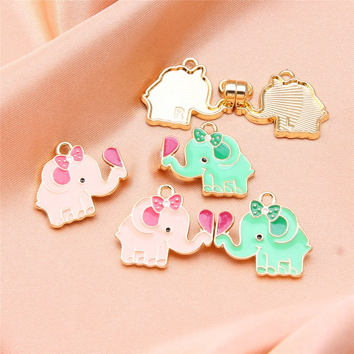 

5 комплектов, новинка, хит продаж, детский лучший друг с героями мультфильмов, милый магнитный кулон, ожерелье, комплект ювелирных изделий «сделай сам», оптовая продажа