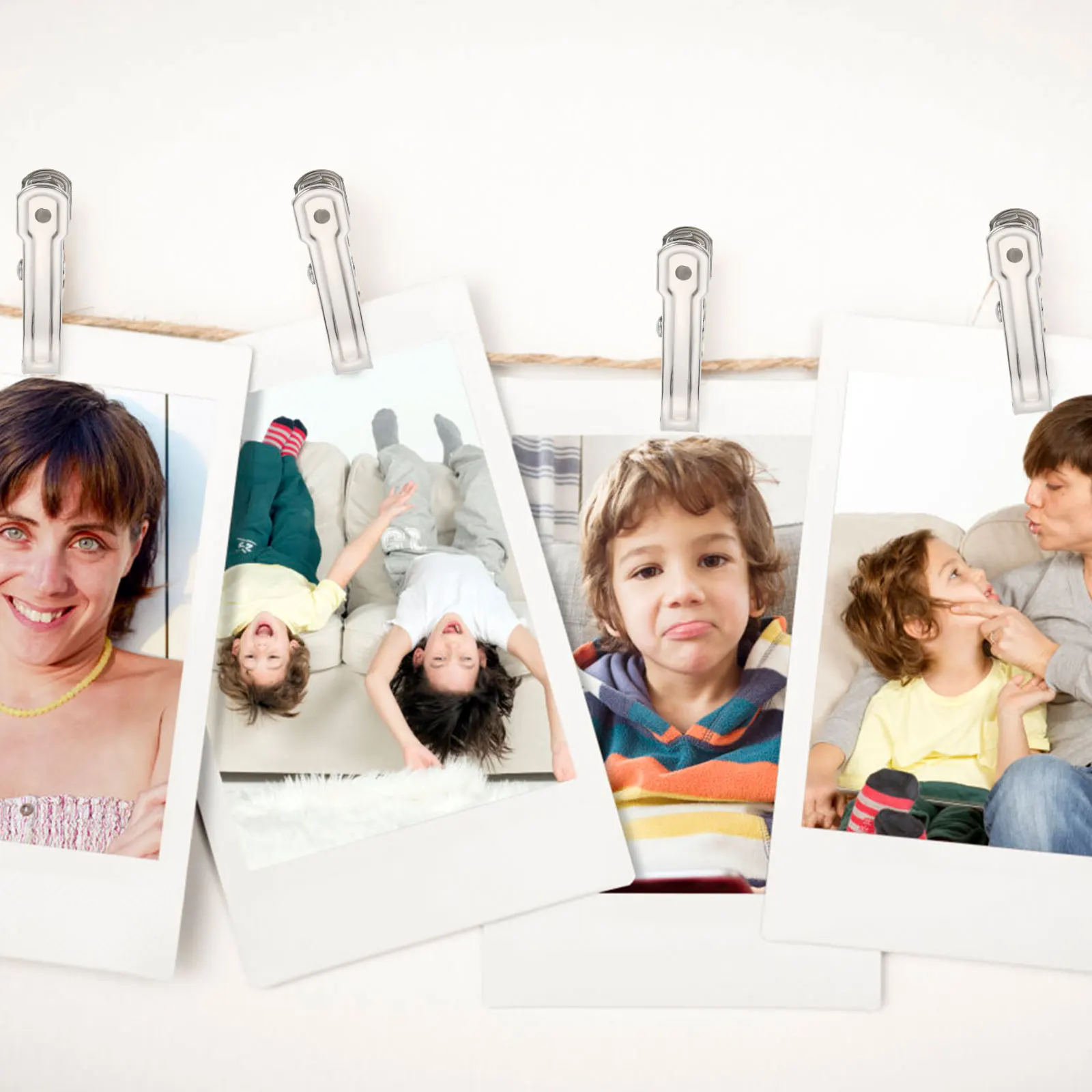 

20 Pcs Stainless Steel Garden Clips Strong Grip Shading Net Windproof Greenhouse Cloth Fixing Hoop St Pipe Clamps