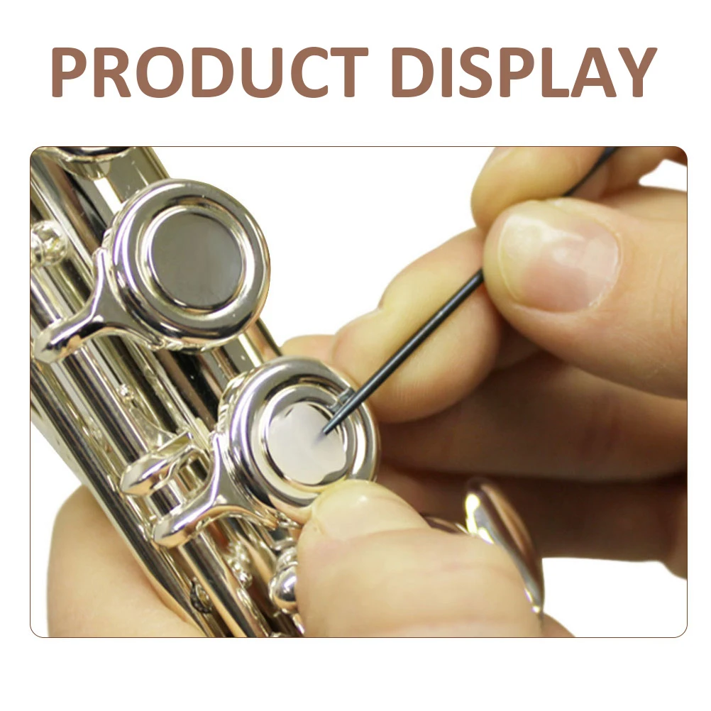 

10 Pcs Flute Accessories Set Plugs Sound Hole Flutes Instruments Blocking Pads Rubber Open Repair Key for