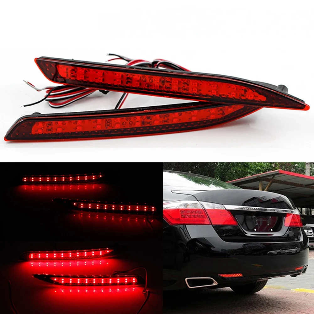 Paraurti posteriore Riflettore Luce Coda Luce freno 12V LED Paraurti posteriore Luci per Honda Per Accord 9th 2014 2015 2016